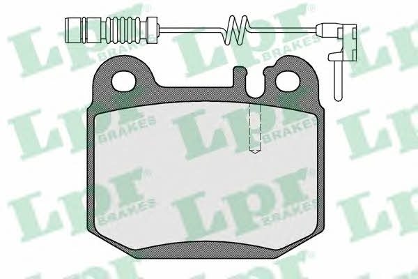 LPR 05P901A Brake Pad Set, disc brake 05P901A: Buy near me in Poland at 2407.PL - Good price!