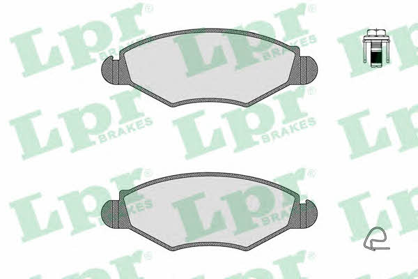 LPR 05P903 Brake Pad Set, disc brake 05P903: Buy near me in Poland at 2407.PL - Good price!
