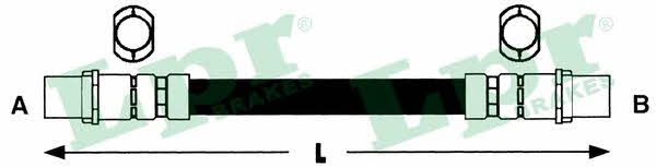 LPR 6T47854 Brake Hose 6T47854: Buy near me in Poland at 2407.PL - Good price!