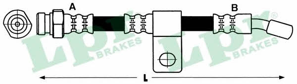 LPR 6T48181 Тормозной шланг 6T48181: Купить в Польше - Отличная цена на 2407.PL!