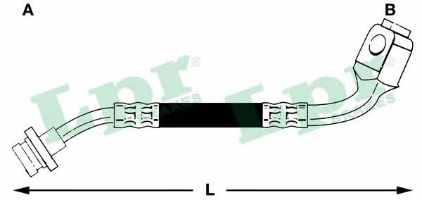 LPR 6T46500 Bremsschlauch 6T46500: Kaufen Sie zu einem guten Preis in Polen bei 2407.PL!