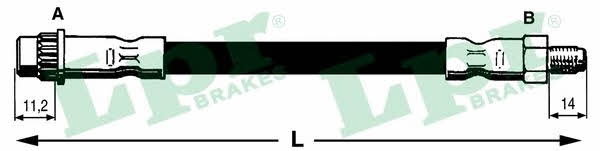 LPR 6T46776 Brake Hose 6T46776: Buy near me at 2407.PL in Poland at an Affordable price!