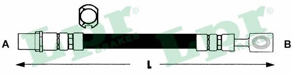 LPR 6T46791 Brake Hose 6T46791: Buy near me at 2407.PL in Poland at an Affordable price!