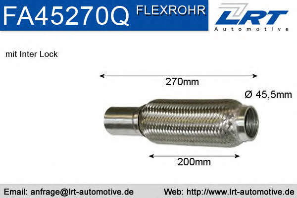 LRT Fleck FA45270Q Труба гофрована FA45270Q: Приваблива ціна - Купити у Польщі на 2407.PL!