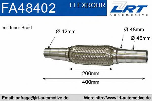 LRT Fleck FA48402 Труба гофрована FA48402: Приваблива ціна - Купити у Польщі на 2407.PL!