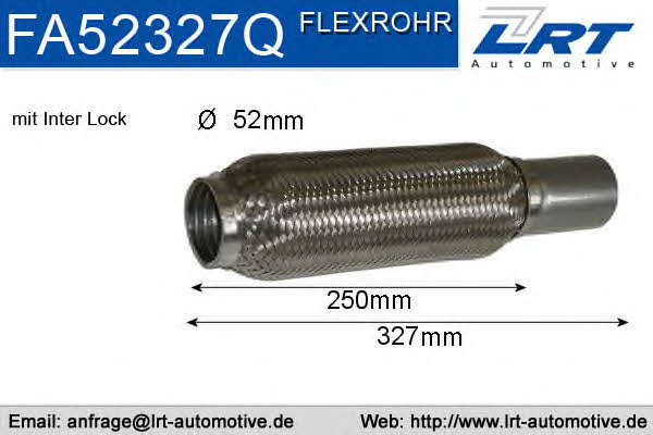 LRT Fleck FA52327Q Corrugated pipe FA52327Q: Buy near me in Poland at 2407.PL - Good price!
