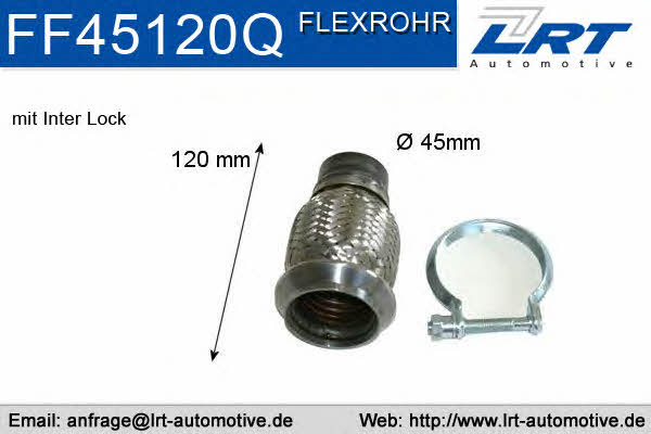 LRT Fleck FF45120Q Exhaust pipe, repair FF45120Q: Buy near me in Poland at 2407.PL - Good price!