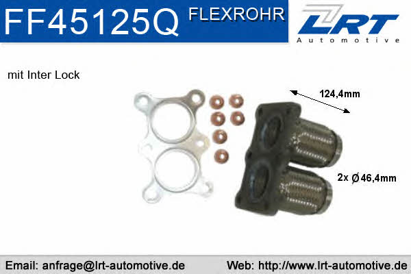 LRT Fleck FF45125Q Exhaust pipe, repair FF45125Q: Buy near me in Poland at 2407.PL - Good price!