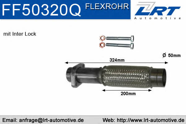 LRT Fleck FF50320Q Exhaust pipe, repair FF50320Q: Buy near me in Poland at 2407.PL - Good price!