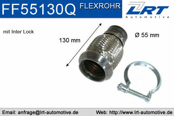 LRT Fleck FF55130Q Exhaust pipe, repair FF55130Q: Buy near me in Poland at 2407.PL - Good price!