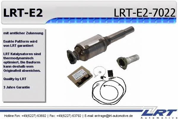LRT Fleck LRT-E2-7022 Katalysator, Satz LRTE27022: Bestellen Sie in Polen zu einem guten Preis bei 2407.PL!
