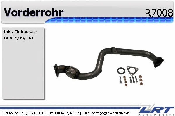LRT Fleck R7008 Rura wydechowa R7008: Dobra cena w Polsce na 2407.PL - Kup Teraz!