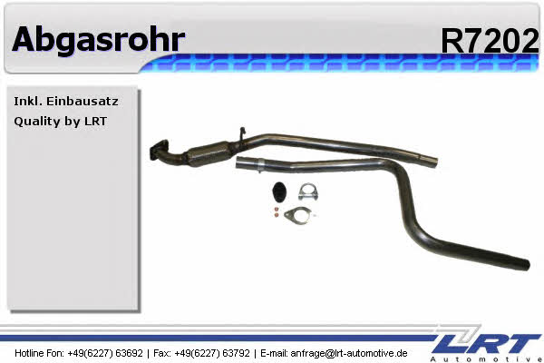 LRT Fleck R7202 Exhaust pipe R7202: Buy near me in Poland at 2407.PL - Good price!