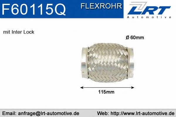LRT Fleck F60115Q Corrugated pipe F60115Q: Buy near me in Poland at 2407.PL - Good price!