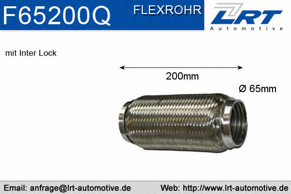 LRT Fleck F65200Q Corrugation silencer F65200Q: Buy near me in Poland at 2407.PL - Good price!