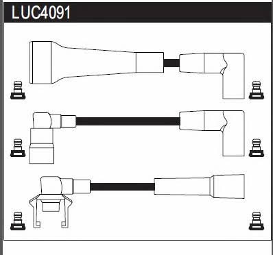 Lucas Electrical LUC4091 Przewody wysokiego napięcia, komplet LUC4091: Dobra cena w Polsce na 2407.PL - Kup Teraz!