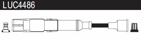 Lucas Electrical LUC4486 Ignition cable kit LUC4486: Buy near me in Poland at 2407.PL - Good price!