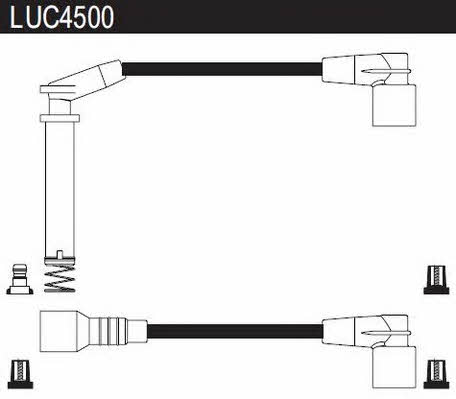 Lucas Electrical LUC4500 Przewody wysokiego napięcia, komplet LUC4500: Dobra cena w Polsce na 2407.PL - Kup Teraz!