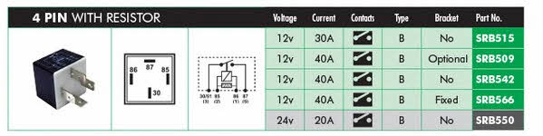 Lucas Electrical SRB509 Relais SRB509: Kaufen Sie zu einem guten Preis in Polen bei 2407.PL!