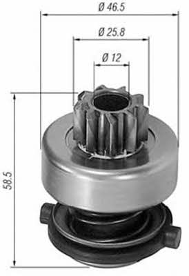 Magneti marelli 940113020138 Freewheel gear, starter 940113020138: Buy near me at 2407.PL in Poland at an Affordable price!