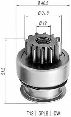 Magneti marelli 940113020261 Freewheel gear, starter 940113020261: Buy near me at 2407.PL in Poland at an Affordable price!
