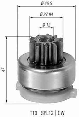 Magneti marelli 940113020409 Freewheel gear, starter 940113020409: Buy near me at 2407.PL in Poland at an Affordable price!