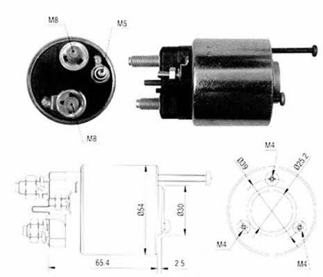 Magneti marelli 940113050065 Реле стартера яке втягує 940113050065: Приваблива ціна - Купити у Польщі на 2407.PL!