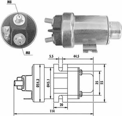 Magneti marelli 940113050358 Przekaźnik rozrusznika ze zworą wciąganą 940113050358: Dobra cena w Polsce na 2407.PL - Kup Teraz!