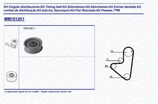 Magneti marelli 341310121101 Timing Belt Kit 341310121101: Buy near me at 2407.PL in Poland at an Affordable price!