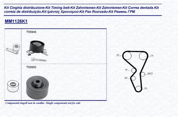 Magneti marelli 341311261101 Timing Belt Kit 341311261101: Buy near me in Poland at 2407.PL - Good price!