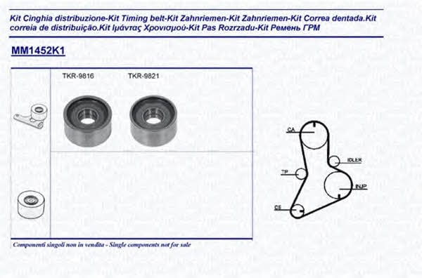 Magneti marelli 341314521101 Timing Belt Kit 341314521101: Buy near me in Poland at 2407.PL - Good price!