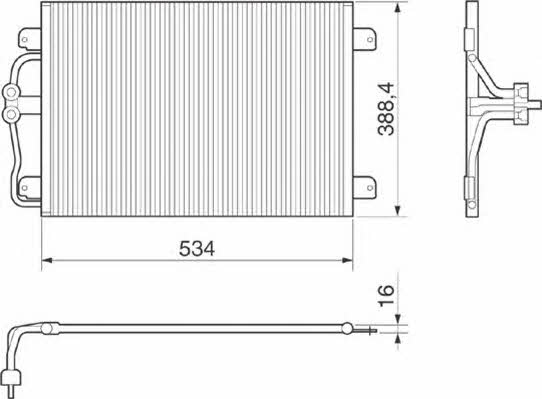 Magneti marelli 350203215000 Cooler Module 350203215000: Buy near me at 2407.PL in Poland at an Affordable price!