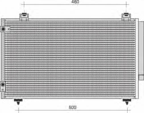 Magneti marelli 350203423000 Радиатор кондиционера (Конденсатор) 350203423000: Отличная цена - Купить в Польше на 2407.PL!