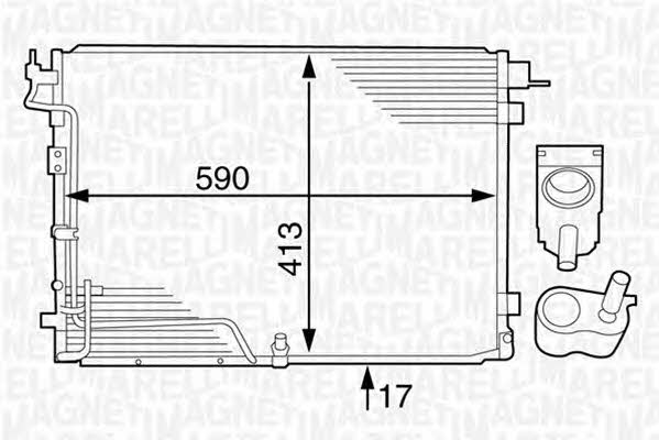 Magneti marelli 350203626000 Moduł chłodzący 350203626000: Dobra cena w Polsce na 2407.PL - Kup Teraz!