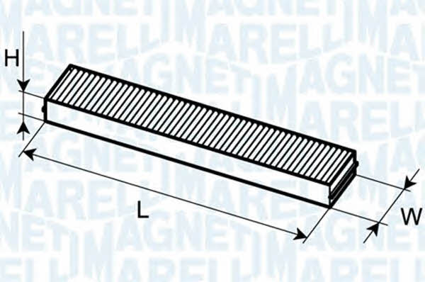 Magneti marelli 350203061820 Filter, interior air 350203061820: Buy near me at 2407.PL in Poland at an Affordable price!