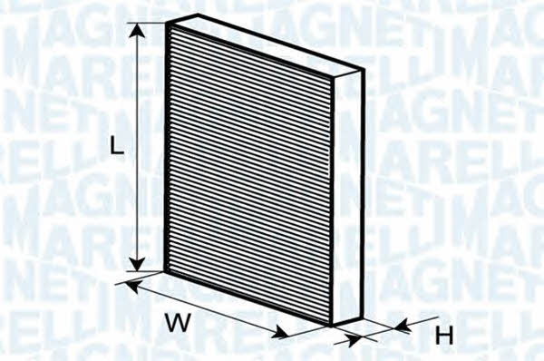 Magneti marelli 350203061920 Filter, interior air 350203061920: Buy near me in Poland at 2407.PL - Good price!