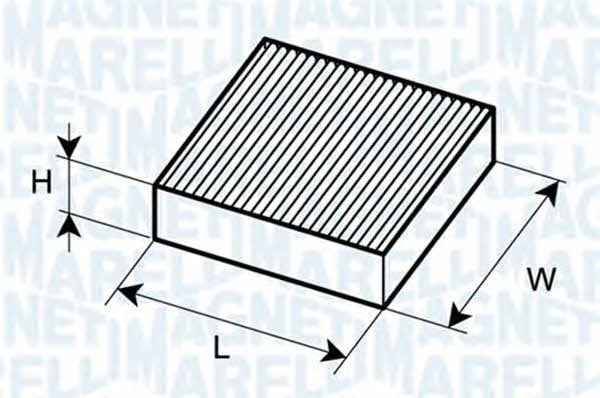 Magneti marelli 350203061930 Фильтр салона 350203061930: Отличная цена - Купить в Польше на 2407.PL!