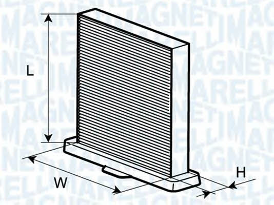 Magneti marelli 350203062040 Filter, interior air 350203062040: Buy near me at 2407.PL in Poland at an Affordable price!