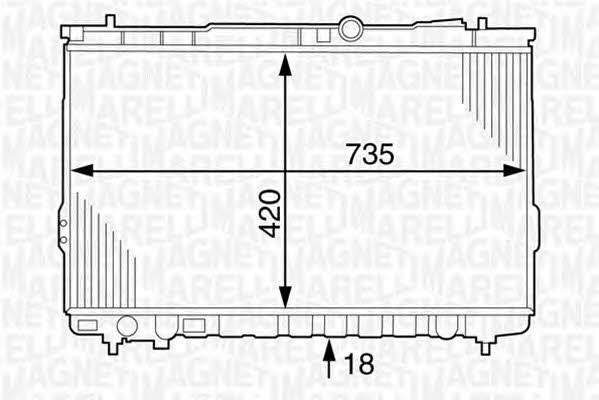 Magneti Marelli 350213122700 Kühler motorkühlung 350213122700: Kaufen Sie zu einem guten Preis in Polen bei 2407.PL!