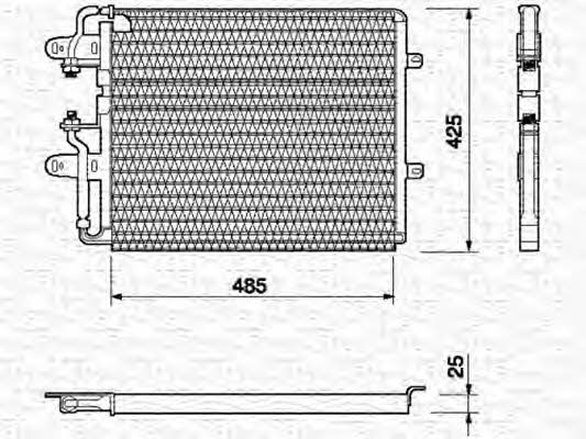 Magneti marelli 350203108000 Cooler Module 350203108000: Buy near me in Poland at 2407.PL - Good price!