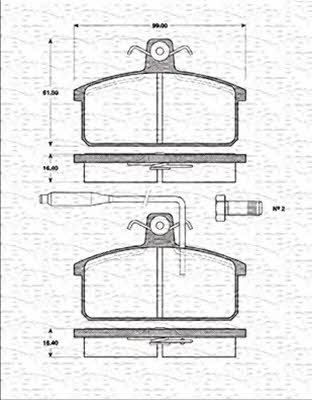 Magneti marelli 363702161178 Тормозные колодки дисковые, комплект 363702161178: Отличная цена - Купить в Польше на 2407.PL!