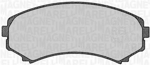 Magneti marelli 363916060342 Brake Pad Set, disc brake 363916060342: Buy near me in Poland at 2407.PL - Good price!