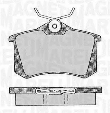 Magneti marelli 363916060432 Brake Pad Set, disc brake 363916060432: Buy near me in Poland at 2407.PL - Good price!