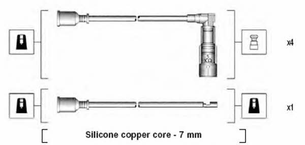 Magneti marelli 941045190507 Przewody wysokiego napięcia, komplet 941045190507: Dobra cena w Polsce na 2407.PL - Kup Teraz!