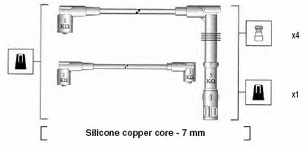 Magneti marelli 941055070532 Дроти високовольтні, комплект 941055070532: Приваблива ціна - Купити у Польщі на 2407.PL!