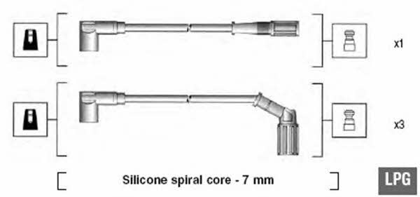 Magneti marelli 941095940632 Провода высоковольтные, комплект 941095940632: Отличная цена - Купить в Польше на 2407.PL!