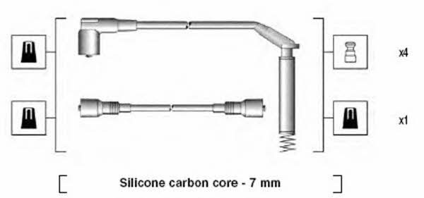 Magneti marelli 941125450693 Przewody wysokiego napięcia, komplet 941125450693: Dobra cena w Polsce na 2407.PL - Kup Teraz!