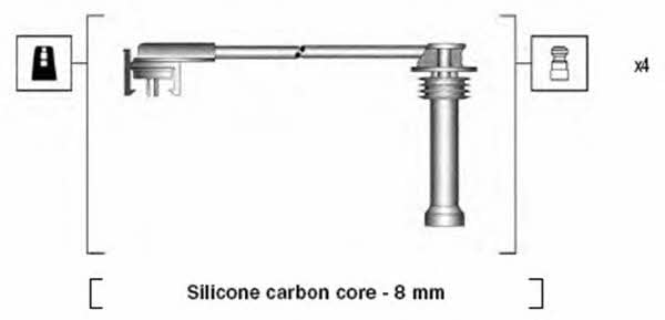 Magneti marelli 941185150773 Провода высоковольтные, комплект 941185150773: Отличная цена - Купить в Польше на 2407.PL!