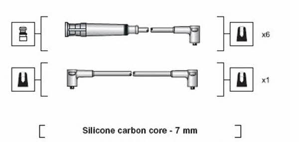 Magneti marelli 941318111045 Ignition cable kit 941318111045: Buy near me in Poland at 2407.PL - Good price!