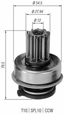Freilaufgetriebe, starter Magneti marelli 940113020199